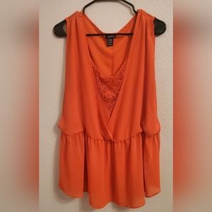 Torrid Peplum Top Size 3